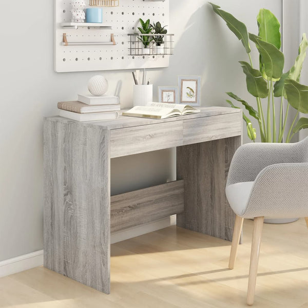 Home Office Desks Desk Grey Sonoma 101X50x76.5 Cm Engineered Wood