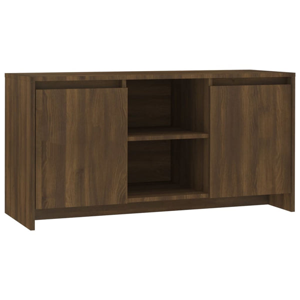 TV Stands & Entertainment Units Tv Cabinet Brown Oak 102X37.5X52.5 Cm Engineered Wood