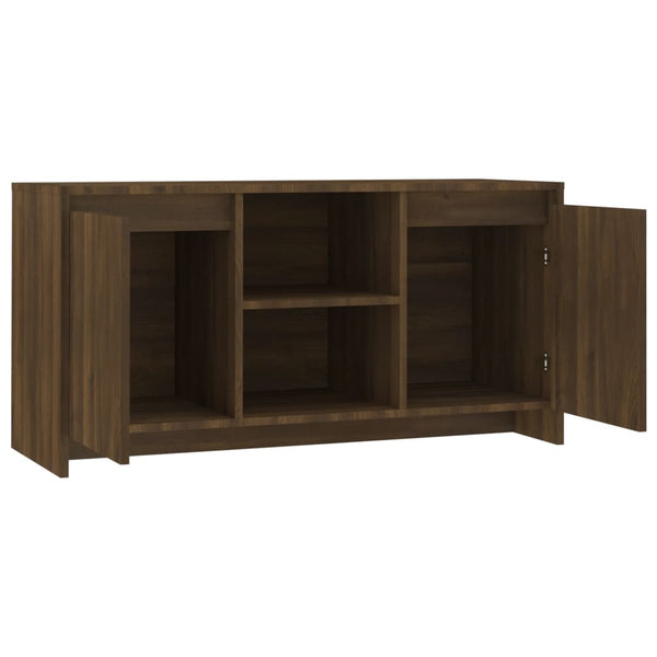 TV Stands & Entertainment Units Tv Cabinet Brown Oak 102X37.5X52.5 Cm Engineered Wood