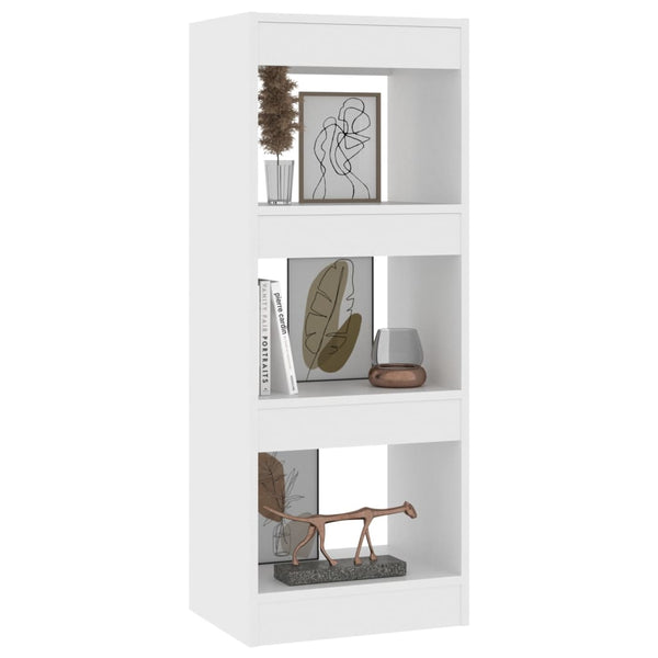 Bookshelves Book Cabinet/Room Divider White 40X30x103 Cm Engineered Wood