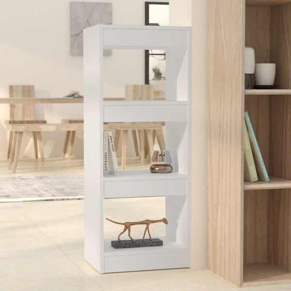 Bookshelves Book Cabinet/Room Divider White 40X30x103 Cm Engineered Wood