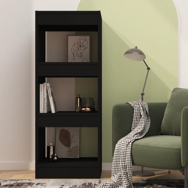 Cabinets & Cupboards Book Cabinet/Room Divider Black 40X30x103 Cm Engineered Wood