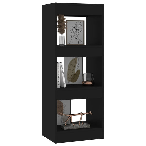 Cabinets & Cupboards Book Cabinet/Room Divider Black 40X30x103 Cm Engineered Wood