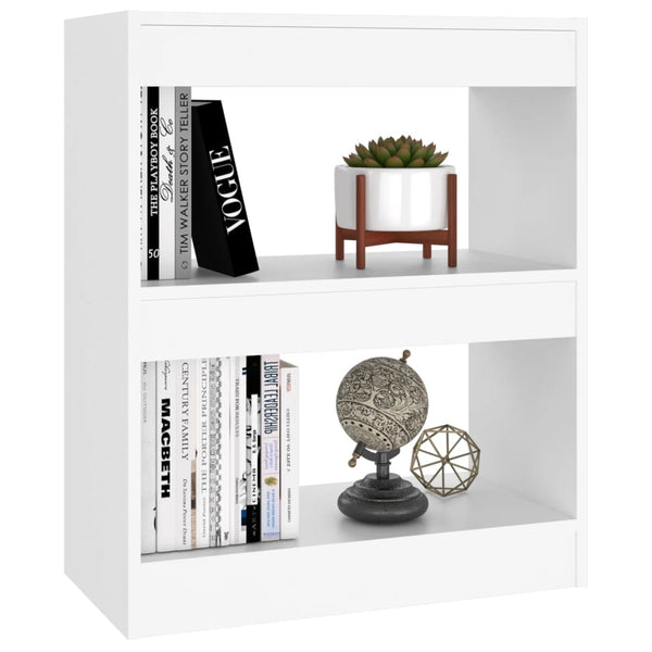 Bookshelves Book Cabinet/Room Divider White 60X30x72 Cm