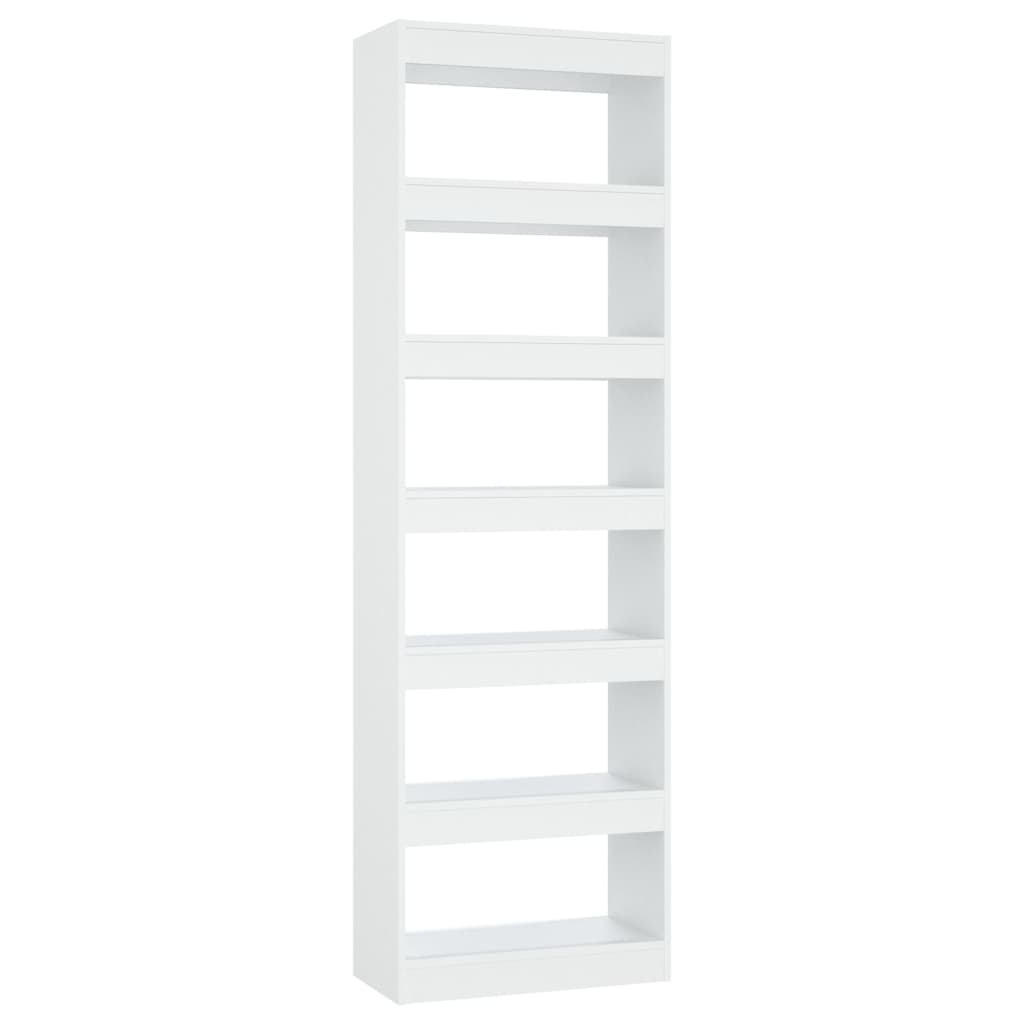 Bookshelves Book Cabinet/Room Divider White 60X30x198 Cm