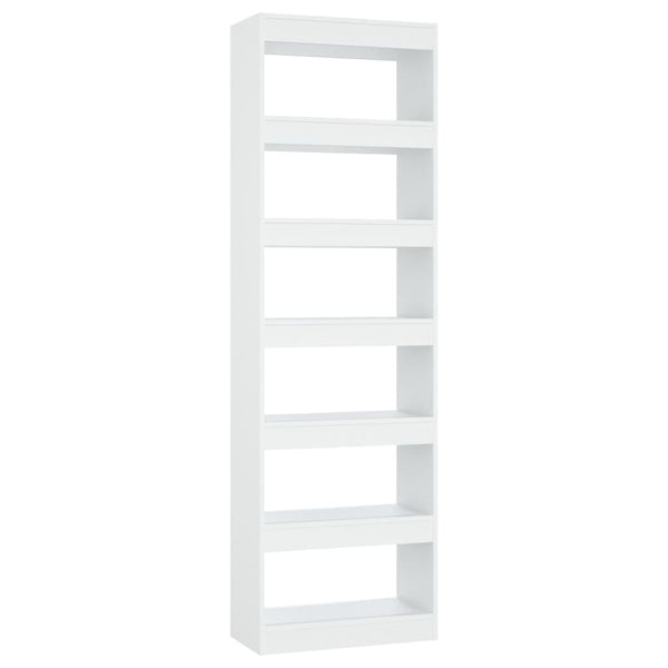 Bookshelves Book Cabinet/Room Divider White 60X30x198 Cm