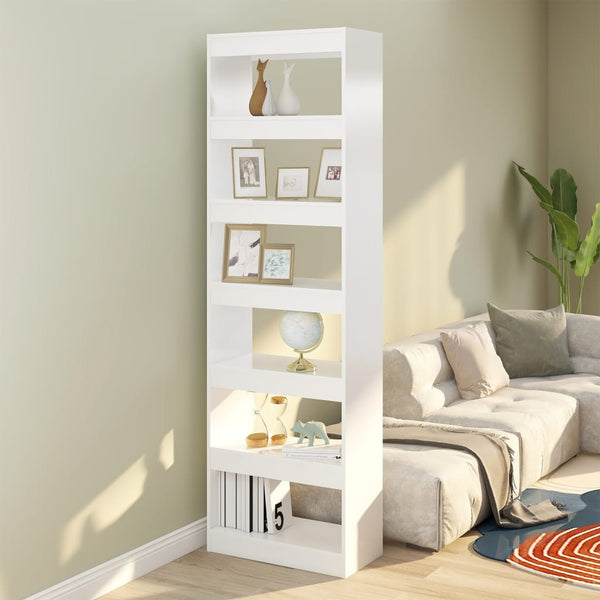 Bookshelves Book Cabinet/Room Divider White 60X30x198 Cm