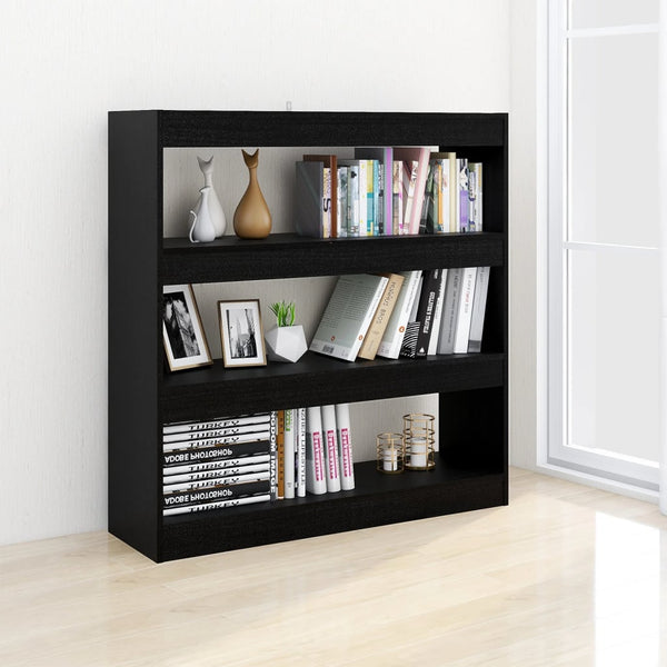 Cabinets & Cupboards Book Cabinet/Room Divider Black 100X30x103 Cm