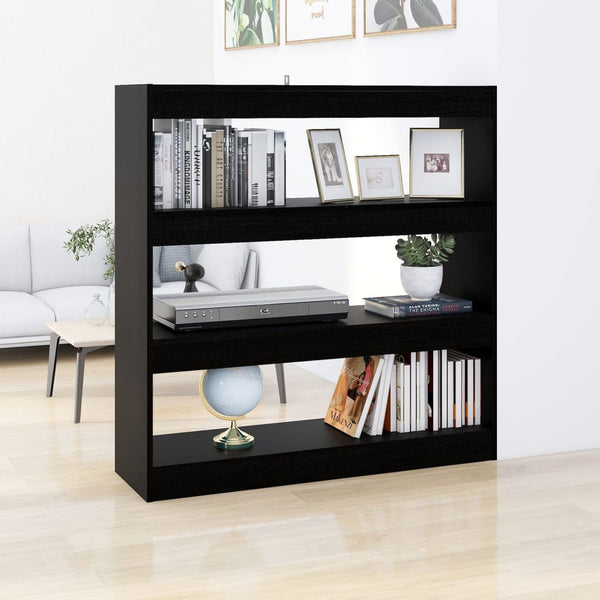 Cabinets & Cupboards Book Cabinet/Room Divider Black 100X30x103 Cm