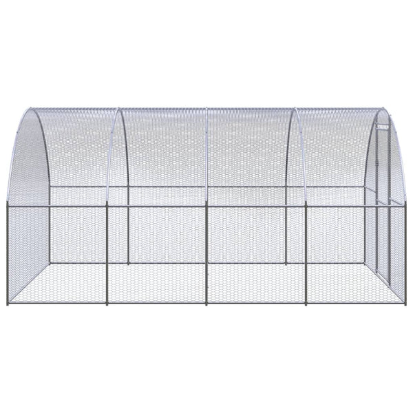 Small Animal Cages & Hutches Outdoor Chicken Coop 3X4x2 M Galvanised Steel