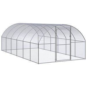 Small Animal Cages & Hutches Outdoor Chicken Coop 3X6x2 M Galvanised Steel