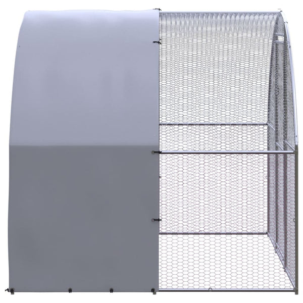 Small Animal Cages & Hutches Outdoor Chicken Coop 3X2x2 M Galvanised Steel