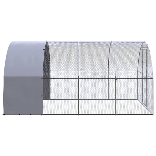 Small Animal Cages & Hutches Outdoor Chicken Coop 3X4x2 M Galvanised Steel