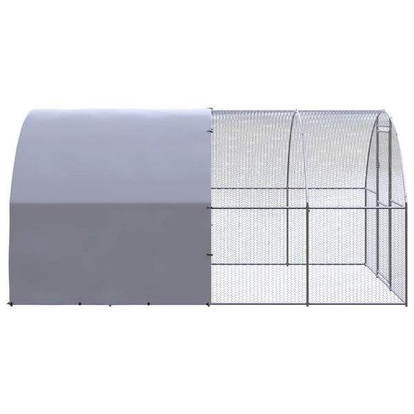 Small Animal Cages & Hutches Outdoor Chicken Coop 3X4x2 M Galvanised Steel