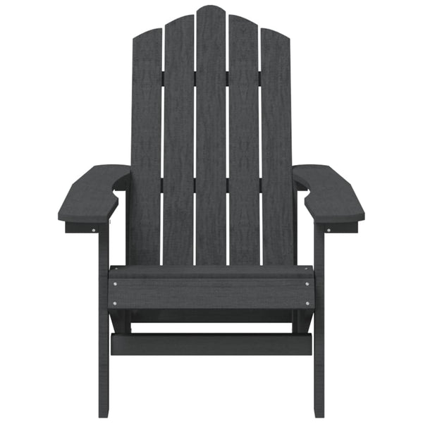 Patio Chairs Garden Adirondack Chairs With Table Hdpe Anthracite