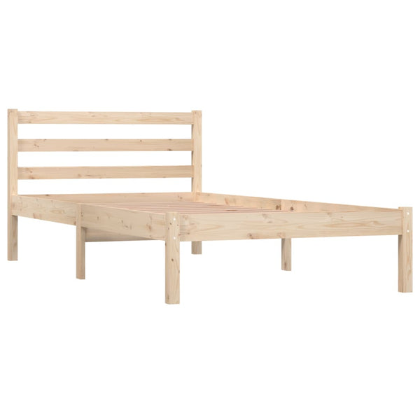 Single Bed Frames Bed Frame Solid Wood Pine 92X187 Cm Single Size