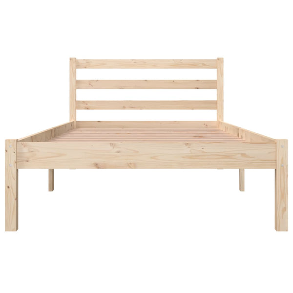 Single Bed Frames Bed Frame Solid Wood Pine 92X187 Cm Single Size