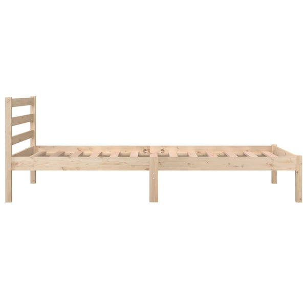 Single Bed Frames Bed Frame Solid Wood Pine 92X187 Cm Single Size