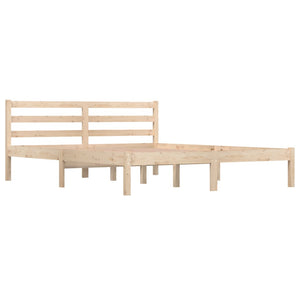 Queen Bed Frames Bed Frame Solid Wood Pine 153X203 Cm Queen Size