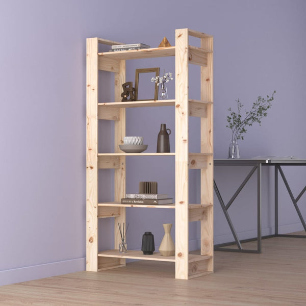 Cabinets & Cupboards Book Cabinet/Room Divider 80X35x160 Cm Solid Wood