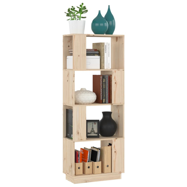 Cabinets & Cupboards Book Cabinet/Room Divider 51X25x132 Cm Solid Wood Pine