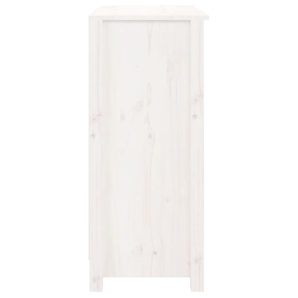 Sideboards & Buffets Sideboard White 70X35x80 Cm Solid Wood Pine