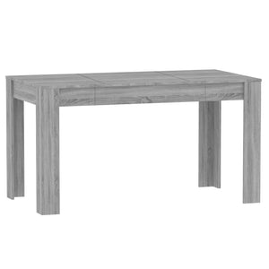 Dining Tables Dining Table Grey Sonoma 140X74.5X76 Cm Engineered Wood