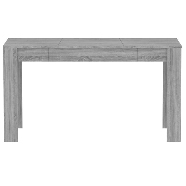 Dining Tables Dining Table Grey Sonoma 140X74.5X76 Cm Engineered Wood