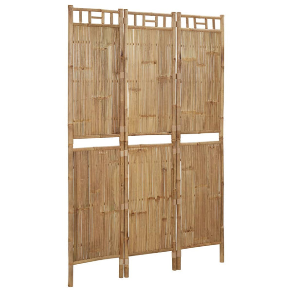 Screens & Room Dividers 3 Panel Room Divider Bamboo 120X180 Cm