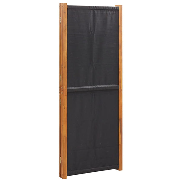 Screens & Room Dividers 3 Panel Room Divider Black 210X180 Cm