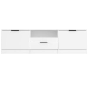 TV Stands & Entertainment Units Tv Cabinet White 140X35x40 Cm Engineered Wood