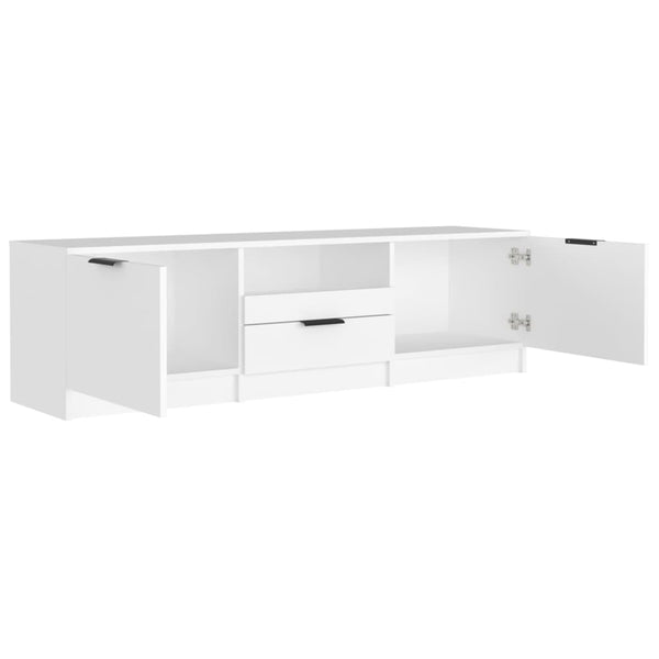 TV Stands & Entertainment Units Tv Cabinet White 140X35x40 Cm Engineered Wood