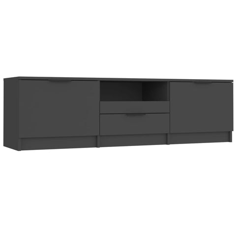 TV Stands & Entertainment Units Tv Cabinet Black 140X35x40 Cm Engineered Wood