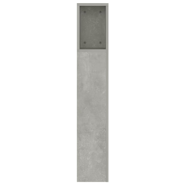 Headboards & Footboards Headboard Cabinet Concrete Grey 160X18.5X104.5 Cm