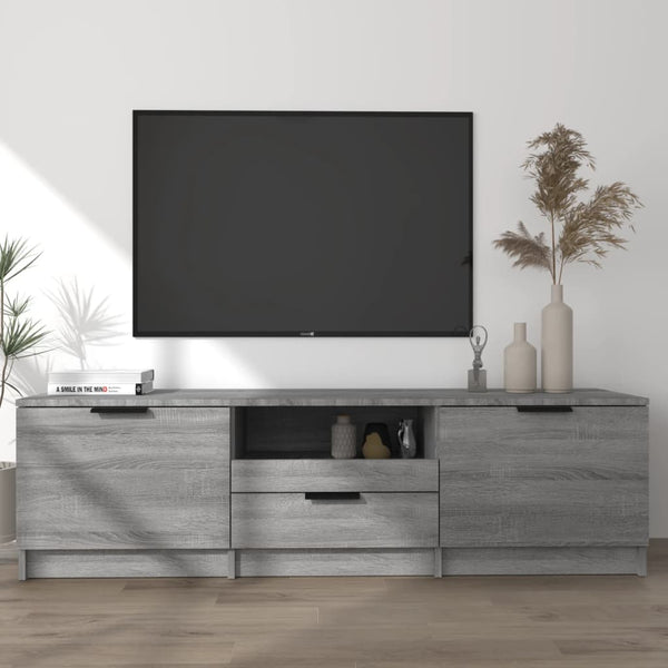 TV Stands & Entertainment Units Tv Cabinet Grey Sonoma 140X35x40 Cm Engineered Wood