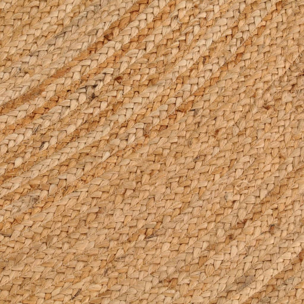 Rugs Area Rug Braided Jute 180 Cm Round