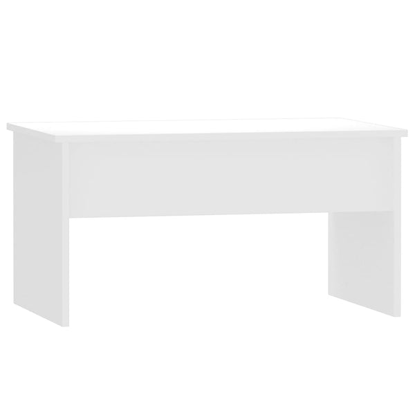 Coffee Tables Coffee Table High Gloss White 80X50.5X41.5 Cm Engineered Wood