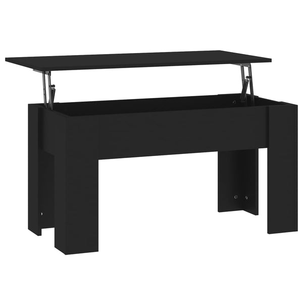 Coffee Tables Coffee Table Black 101X49x52 Cm Engineered Wood