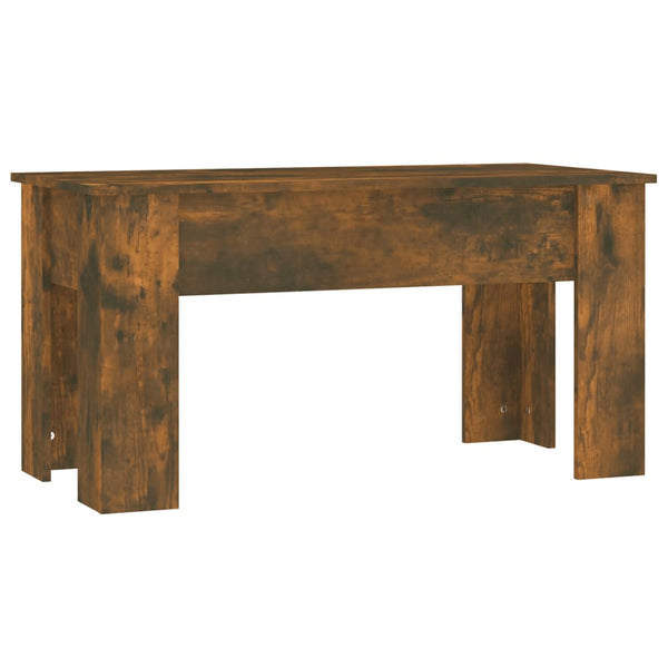 Coffee Tables Coffee Table Smoked Oak 101X49x52 Cm Engineered Wood