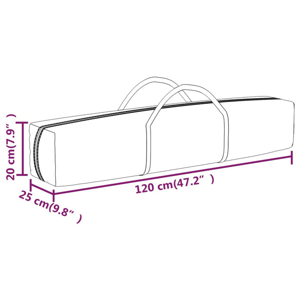 Marquees Folding Party Tent With Sidewalls Anthracite 3X3 M