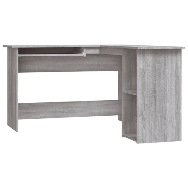 Home Office Desks Corner Desk Grey Sonoma 120X140x75 Cm Engineered Wood