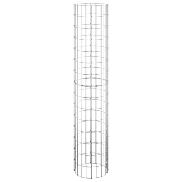 Gabion Baskets Circular Gabion Pole Galvanised Steel 30X150 Cm