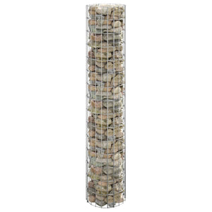 Gabion Baskets Circular Gabion Pole Galvanised Steel 30X150 Cm