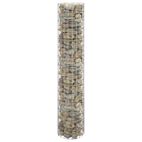 Gabion Baskets Circular Gabion Pole Galvanised Steel 30X150 Cm