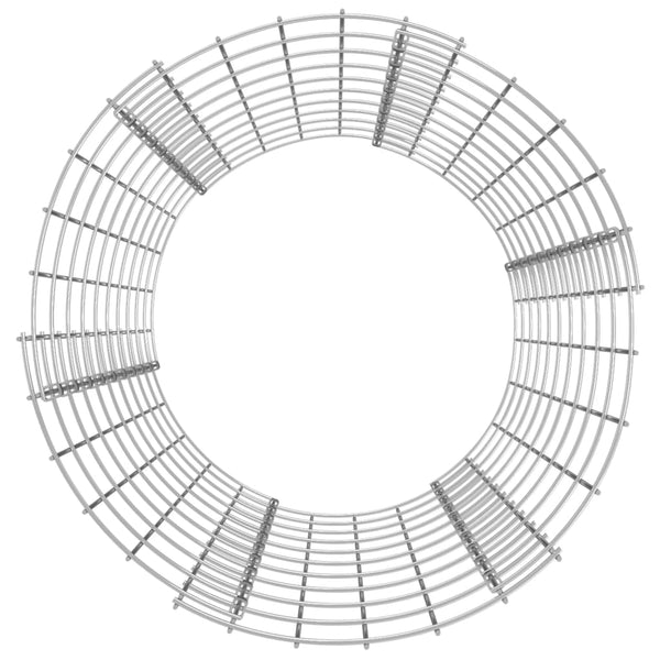 Gabion Baskets Circular Gabion Pole Galvanised Steel 50X100 Cm