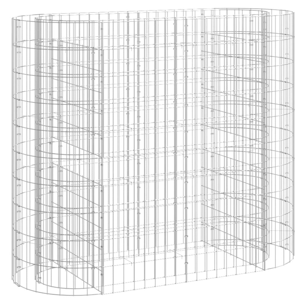 Gabion Baskets Gabion Raised Bed Galvanised Iron 120X50x100 Cm