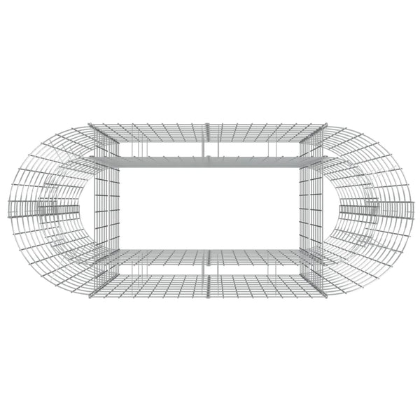 Gabion Raised Bed Galvanised Iron 120X50x100 Cm