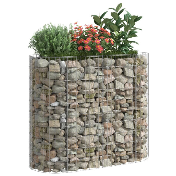 Gabion Baskets Gabion Raised Bed Galvanised Iron 120X50x100 Cm