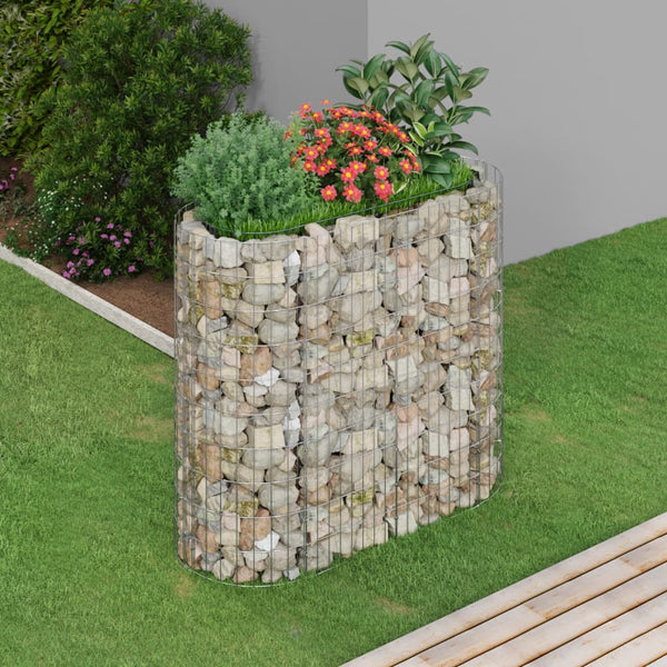 Gabion Baskets Gabion Raised Bed Galvanised Iron 120X50x100 Cm