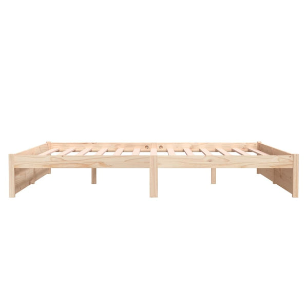 King Bed Frames Bed Frame Solid Wood 183X203 Cm King Size